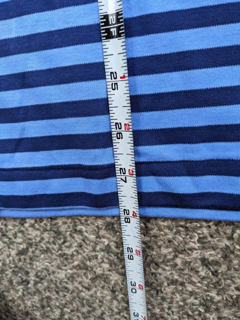 NWT Ralph Lauren Polo Shirt Soft Cotton Multi Blue Striped Mens Small $98